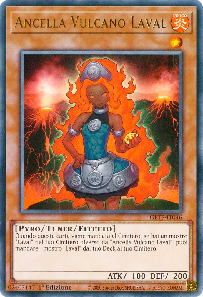 GFTP-IT046 Ancella Vulcano Laval ultra rara 1a Edizione (IT) -NEAR MINT-
