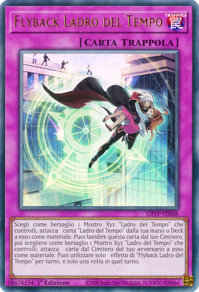 GFTP-IT068 Flyback Ladro del Tempo ultra rara 1a Edizione (IT) -NEAR MINT-