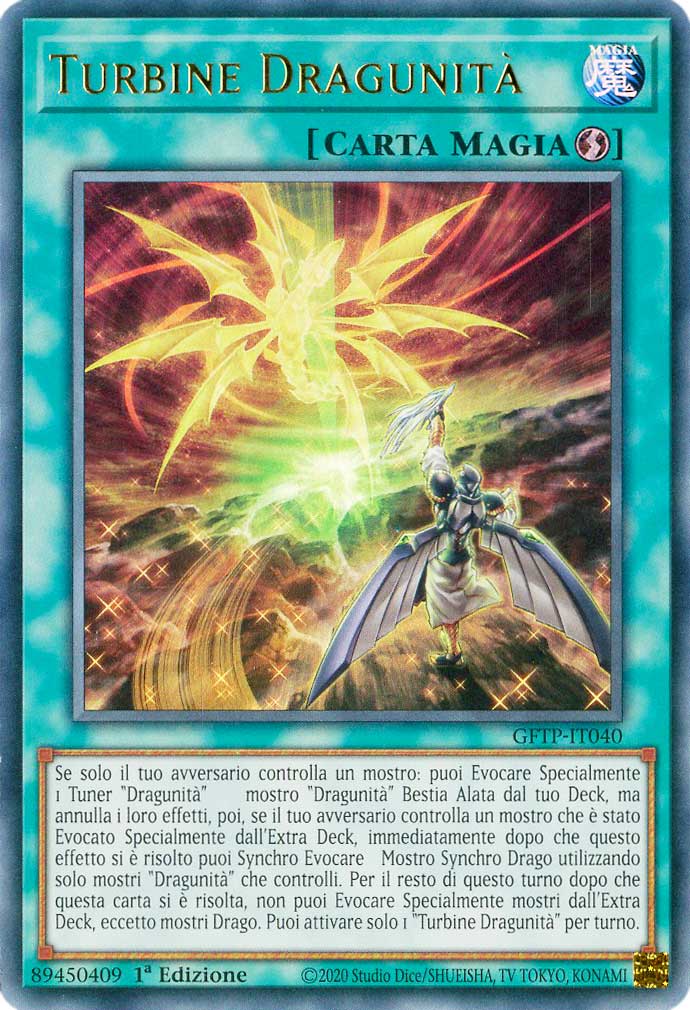 GFTP-IT040 Turbine Dragunita' ultra rara 1a Edizione (IT) -NEAR MINT-