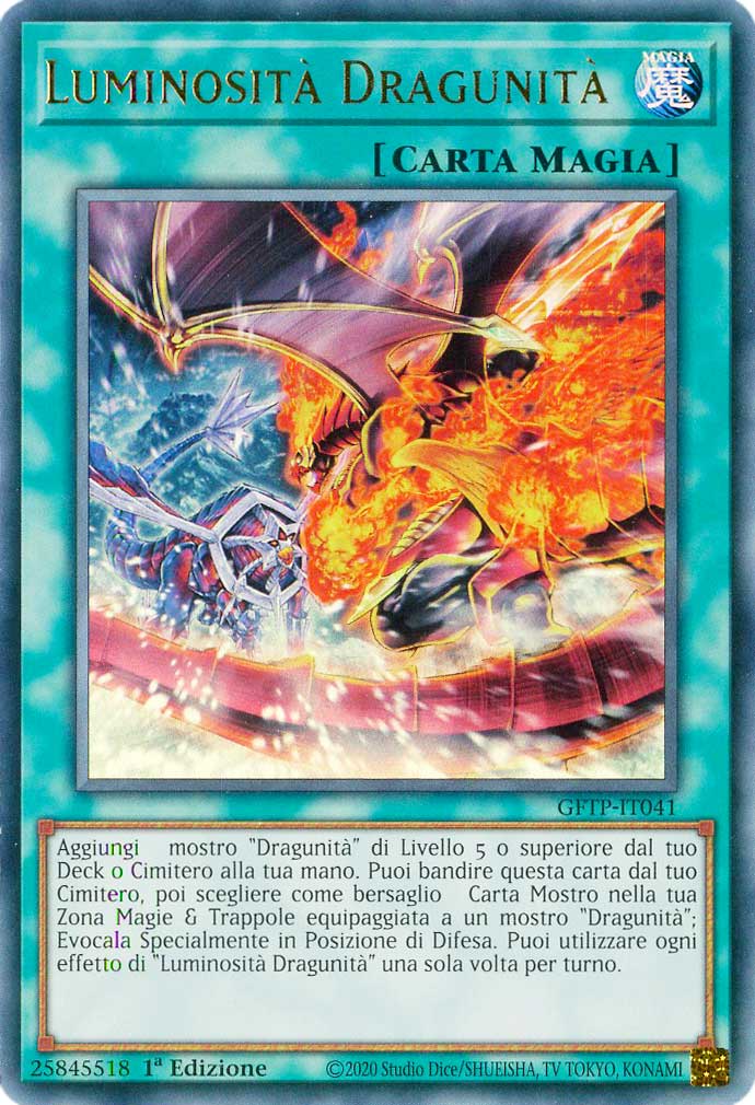 GFTP-IT041 Luminosita' Dragunita' ultra rara 1a Edizione (IT) -NEAR MINT-