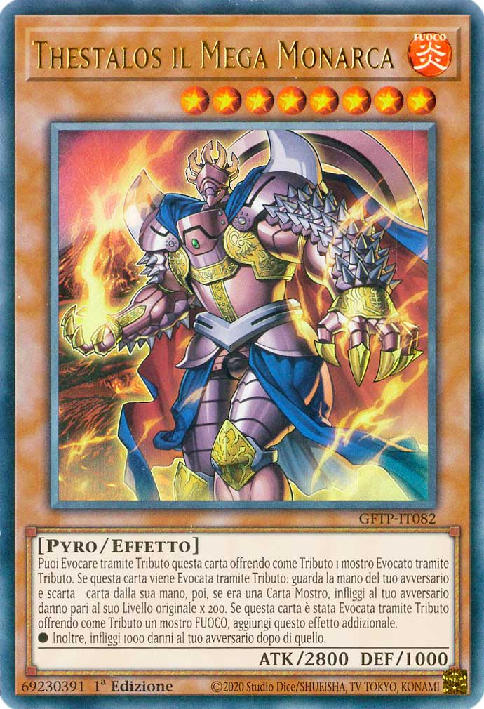 GFTP-IT082 Thestalos il Mega Monarca ultra rara 1a Edizione (IT) -NEAR MINT-
