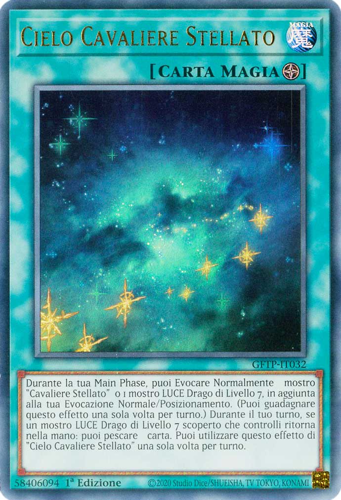 GFTP-IT032 Cielo Cavaliere Stellato ultra rara 1a Edizione (IT) -NEAR MINT-