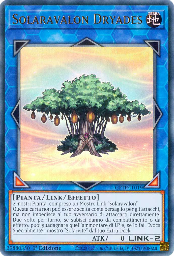 GFTP-IT019 Solaravalon Dryades ultra rara 1a Edizione (IT) -NEAR MINT-