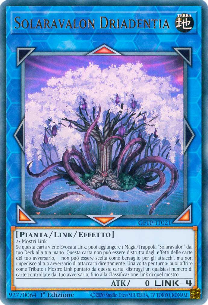 GFTP-IT021 Solaravalon Driadentia ultra rara 1a Edizione (IT) -NEAR MINT-