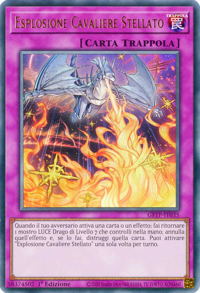 GFTP-IT035 Esplosione Cavaliere Stellato ultra rara 1a Edizione (IT) -NEAR MINT-