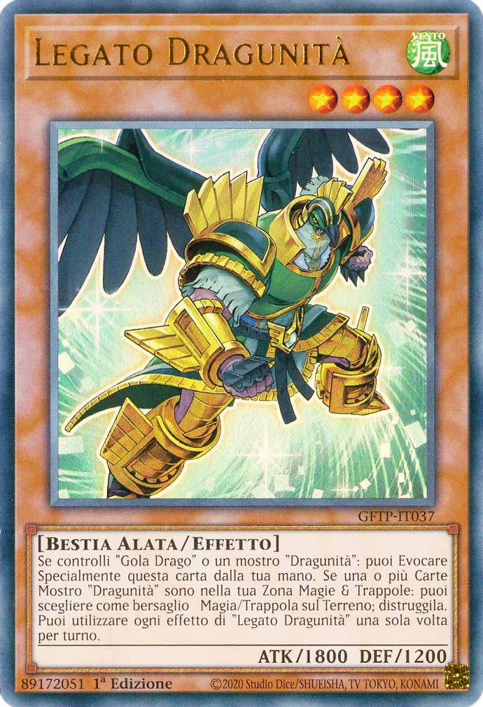 GFTP-IT037 Legato Dragunita' ultra rara 1a Edizione (IT) -NEAR MINT-