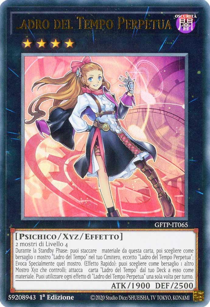 GFTP-IT065 Ladro del Tempo Perpetua ultra rara 1a Edizione (IT) -NEAR MINT-