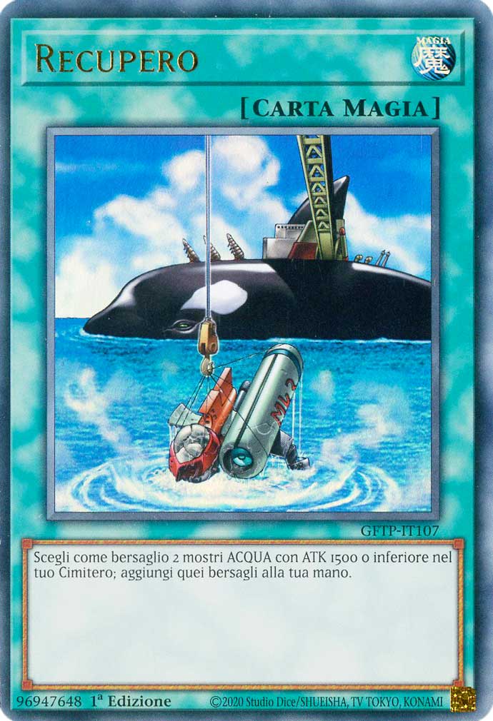 GFTP-IT107 Recupero ultra rara 1a Edizione (IT) -NEAR MINT-