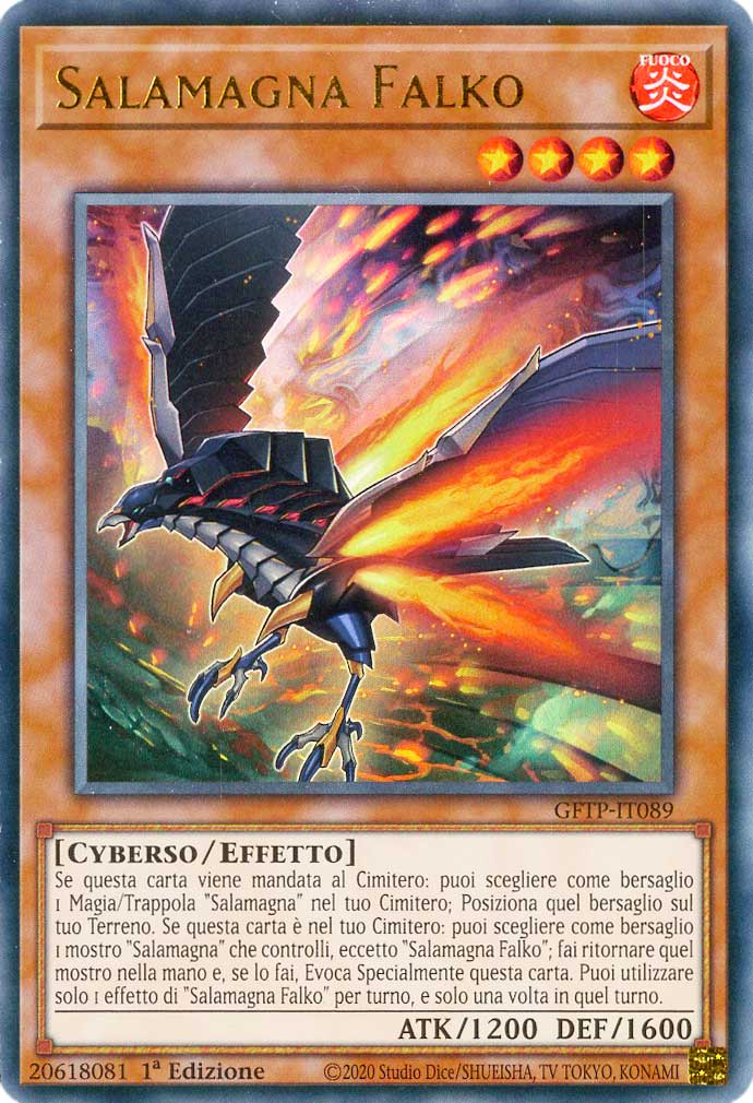 GFTP-IT089 Salamagna Falko ultra rara 1a Edizione (IT) -NEAR MINT-
