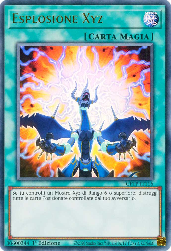 GFTP-IT116 Esplosione Xyz ultra rara 1a Edizione (IT) -NEAR MINT-