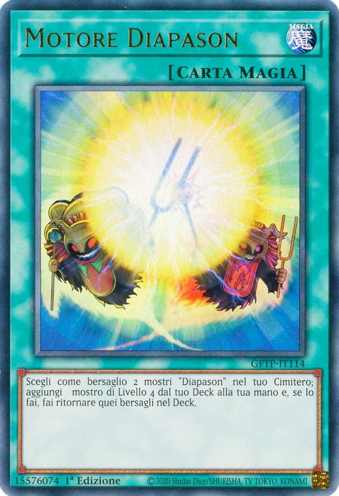 GFTP-IT114 Motore Diapason ultra rara 1a Edizione (IT) -NEAR MINT-