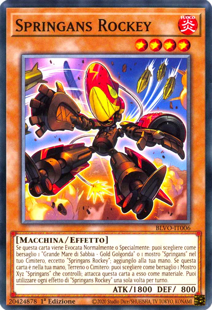 BLVO-IT006 Springans Rockey comune 1a Edizione (IT) -NEAR MINT-