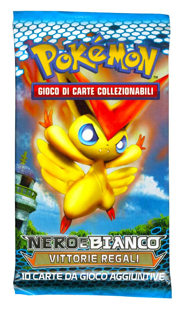 Nero e Bianco Vittorie Regali busta 10 carte Artwork Victini (IT)