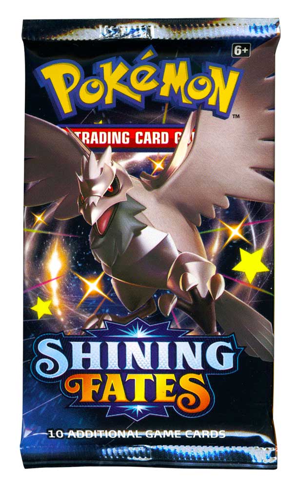 Sword and Shield Shining Fates busta 10 carte Artwork Shining Corviknight (EN)