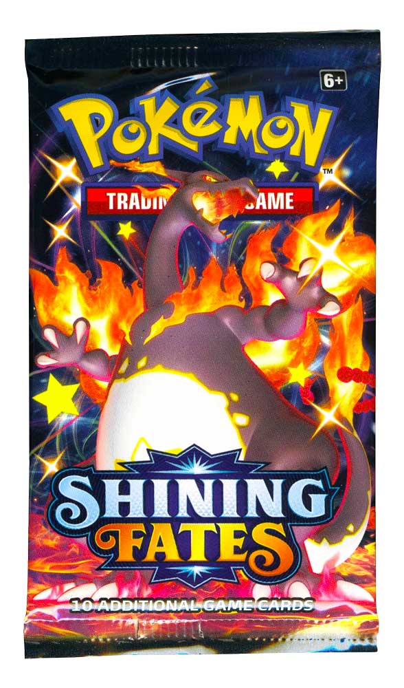 Sword and Shield Shining Fates busta 10 carte Artwork Shining Charizard VMAX (EN)