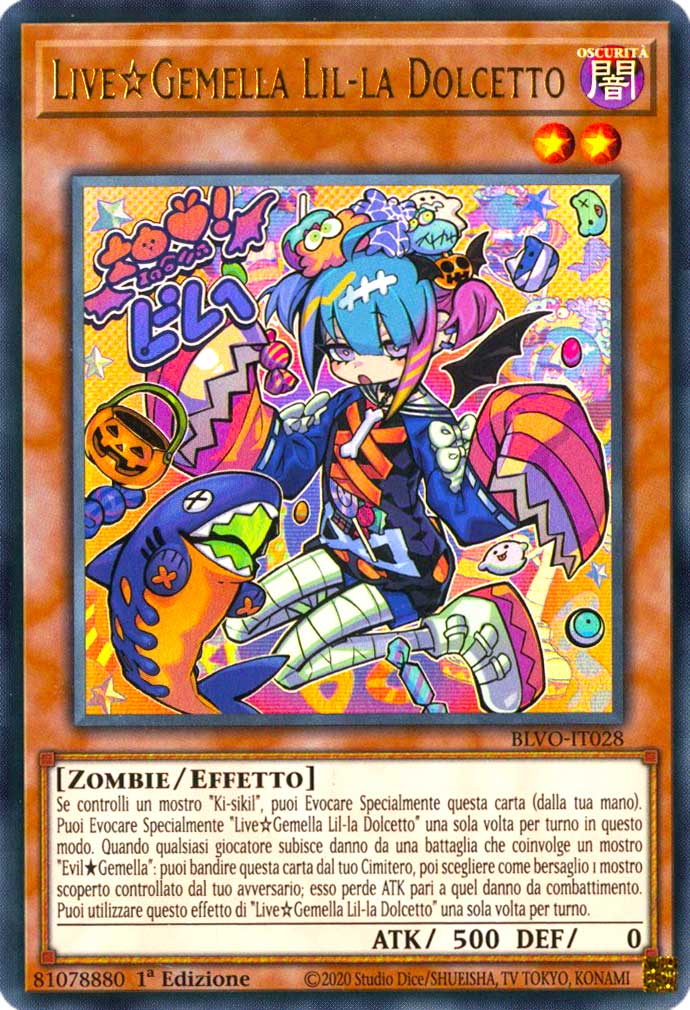 BLVO-IT028 LiveGemella Lil-la Dolcetto ultra rara 1a Edizione (IT) -NEAR MINT-