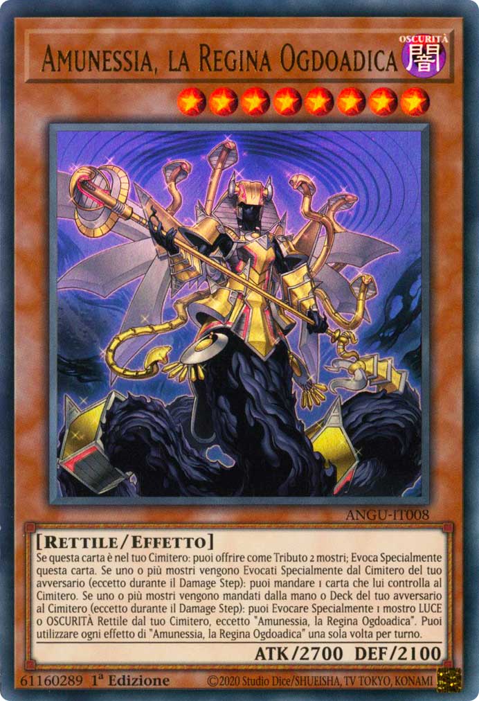 ANGU-IT008 Amunessia, la Regina Ogdoadica ultra rara 1a Edizione (IT) -NEAR MINT-