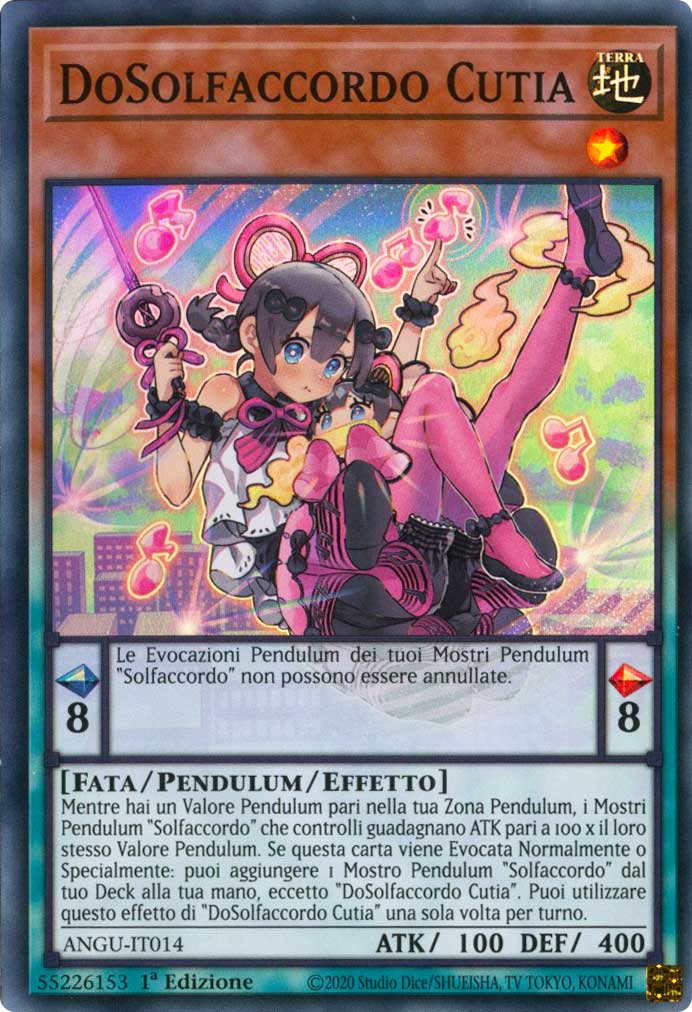 ANGU-IT014 DoSolfaccordo Cutia super rara 1a Edizione (IT) -NEAR MINT-