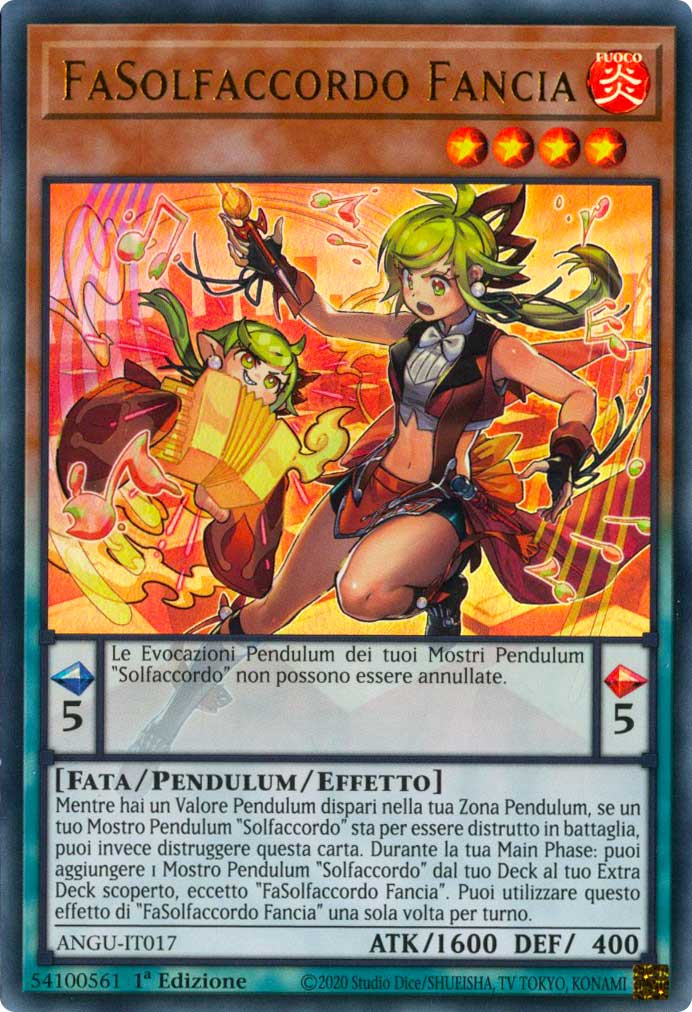 ANGU-IT017 FaSolfaccordo Fancia ultra rara 1a Edizione (IT) -NEAR MINT-