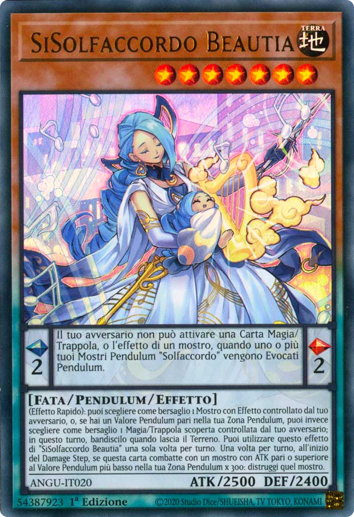 ANGU-IT020 SiSolfaccordo Beautia ultra rara 1a Edizione (IT) -NEAR MINT-