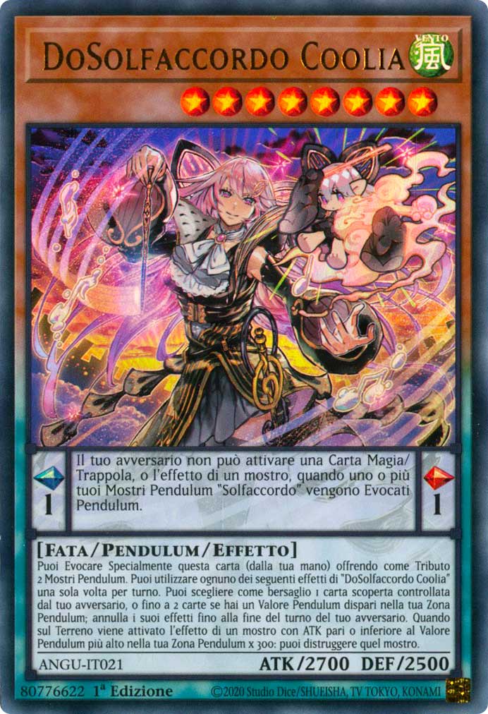 ANGU-IT021 DoSolfaccordo Coolia ultra rara 1a Edizione (IT) -NEAR MINT-