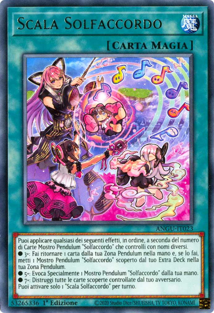 ANGU-IT023 Scala Solfaccordo rara 1a Edizione (IT) -NEAR MINT-