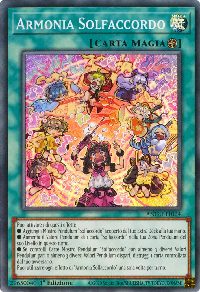 ANGU-IT024 Armonia Solfaccordo super rara 1a Edizione (IT) -NEAR MINT-