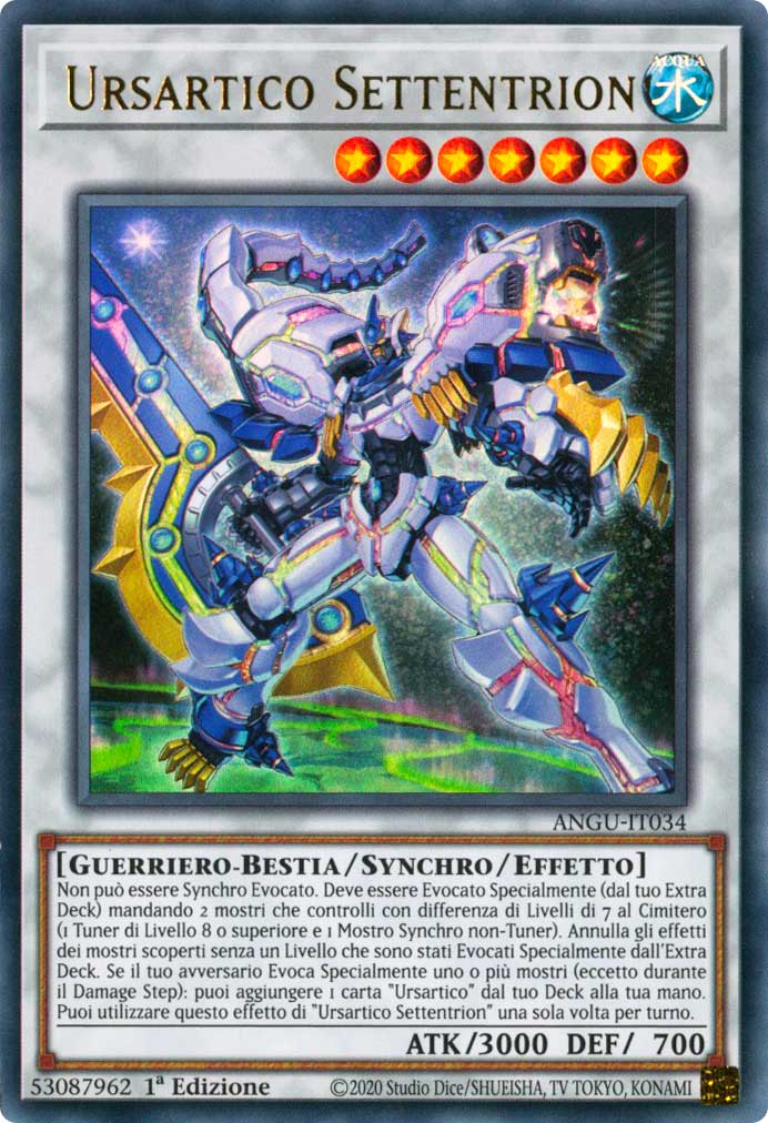 ANGU-IT034 Ursarctico Settentrion ultra rara 1a Edizione (IT) -NEAR MINT-