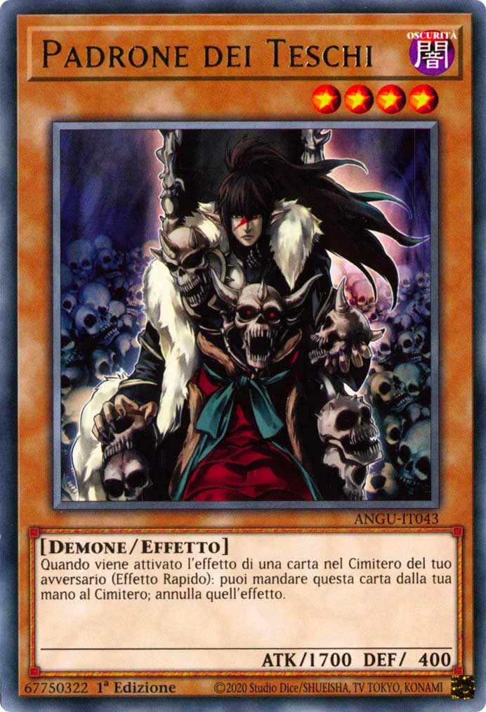 ANGU-IT043 Padrone dei Teschi rara 1a Edizione (IT) -NEAR MINT-