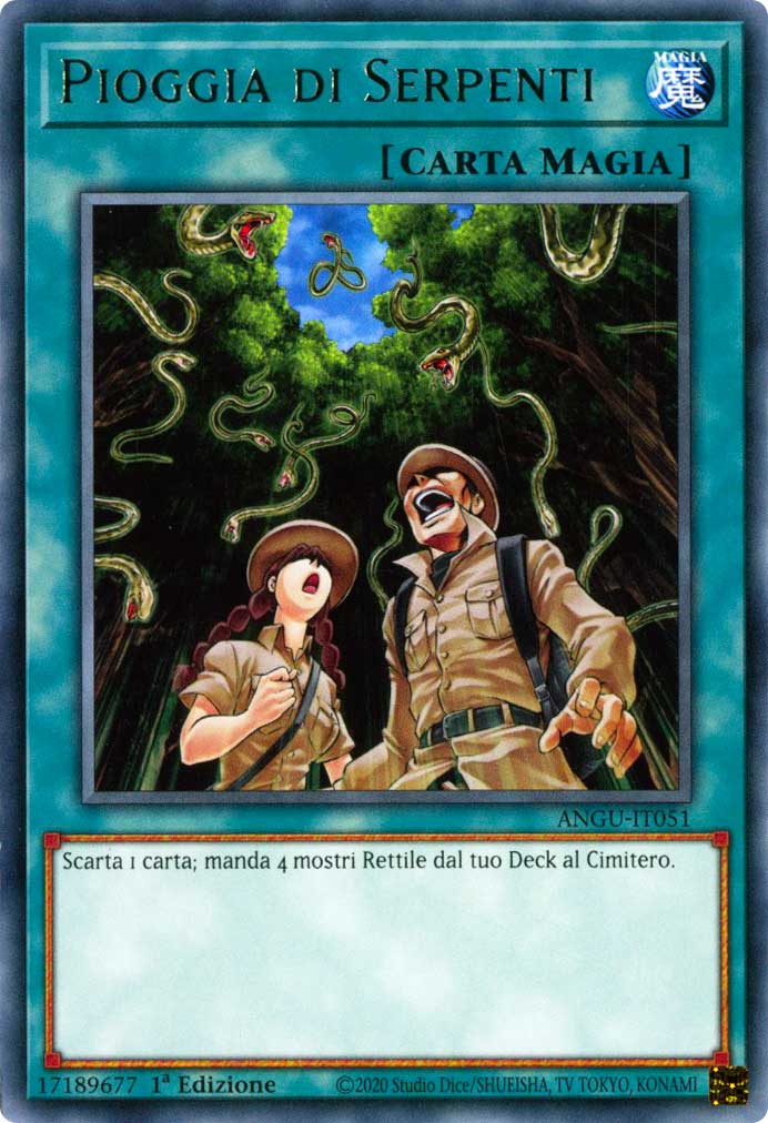 ANGU-IT051 Pioggia di Serpenti rara 1a Edizione (IT) -NEAR MINT-