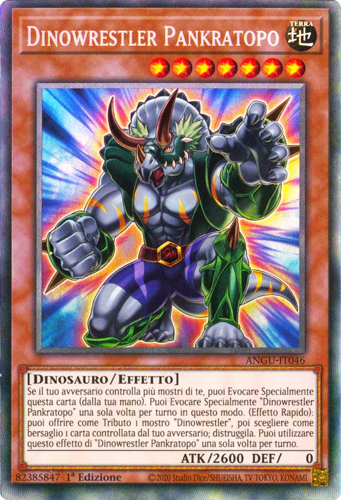 ANGU-IT046 Dinowrestler Pankratopo rara collector 1a Edizione (IT) -NEAR MINT-