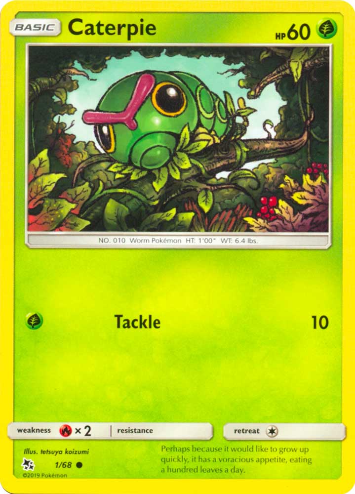 01 / 68 Caterpie comune normale (EN) -NEAR MINT-