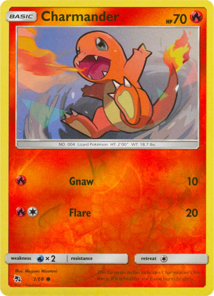 07 / 68 Charmander comune foil reverse (EN) -NEAR MINT-