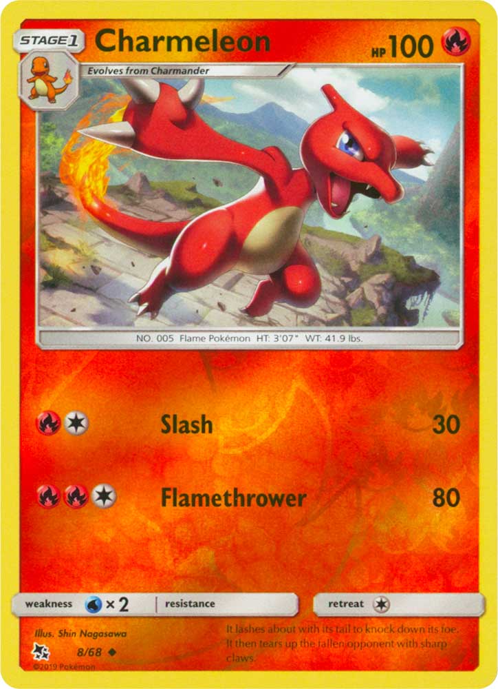 08 / 68 Charmaleon non comune foil reverse (EN) -NEAR MINT-