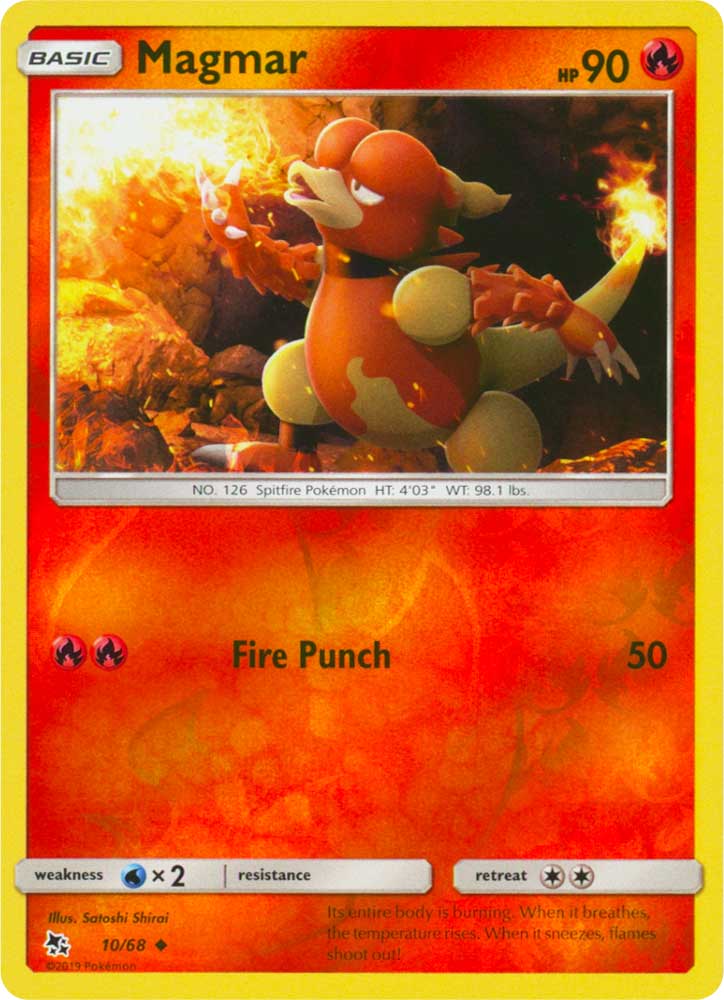 10 / 68 Magmar non comune foil reverse (EN) -NEAR MINT-