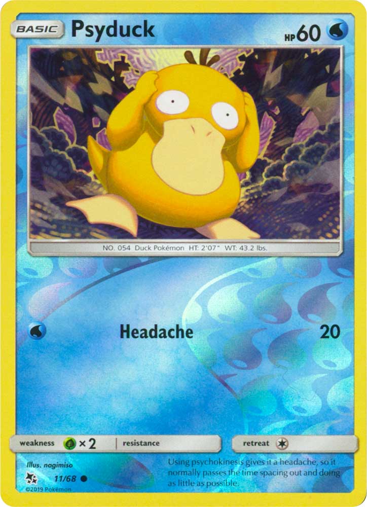 11 / 68 Psyduck comune foil reverse (EN) -NEAR MINT-