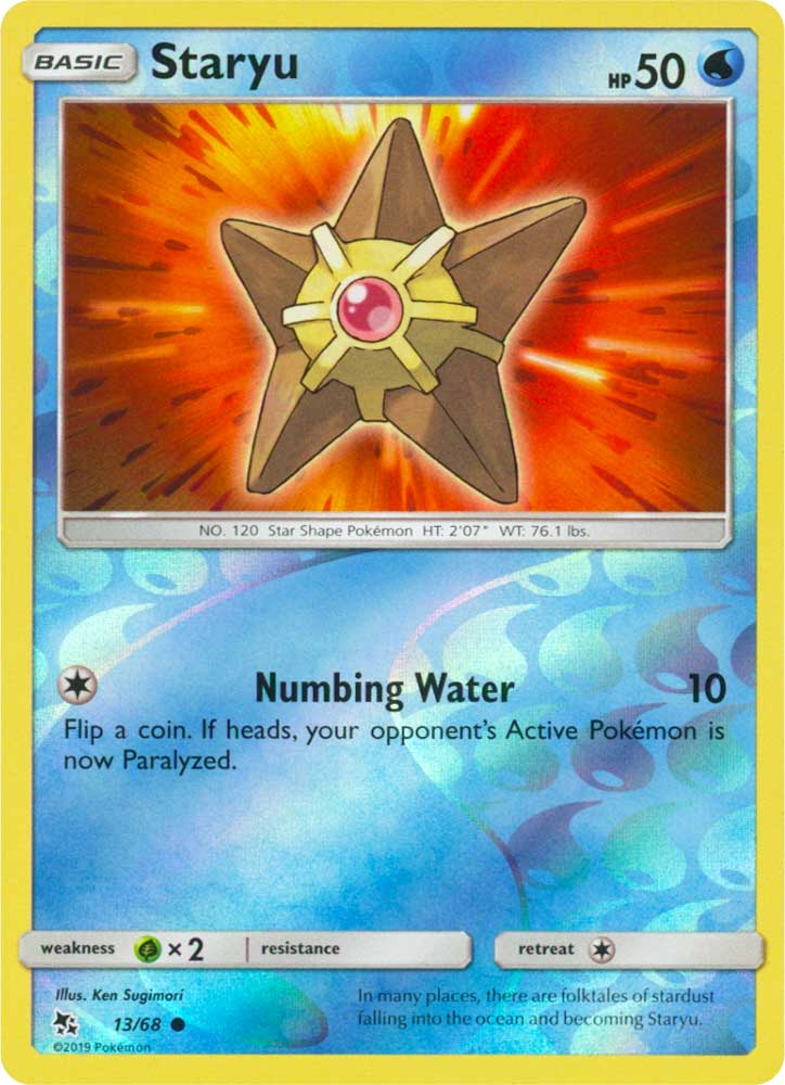 13 / 68 Staryu comune foil reverse (EN) -NEAR MINT-