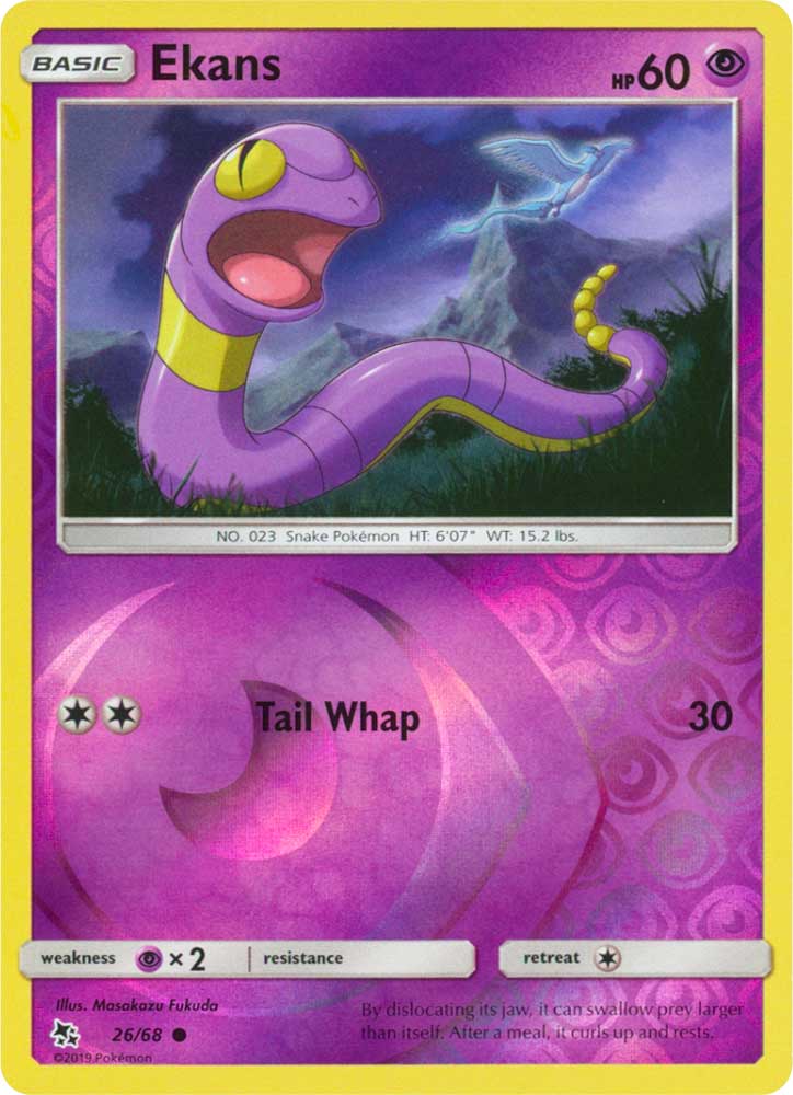 26 / 68 Ekans comune foil reverse (EN) -NEAR MINT-