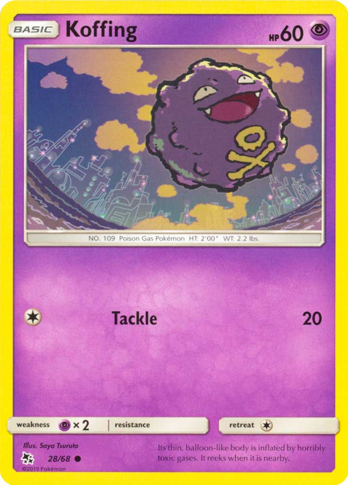 28 / 68 Koffing comune normale (EN) -NEAR MINT-