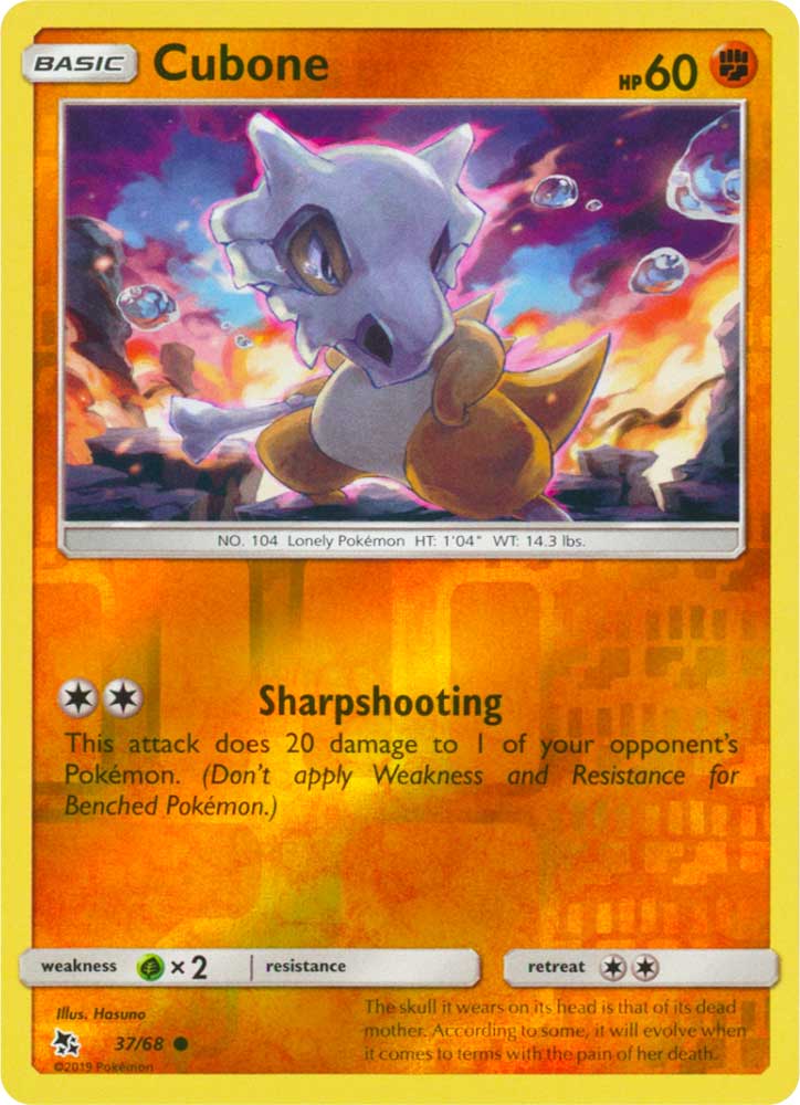 37 / 68 Cubone comune foil reverse (EN) -NEAR MINT-