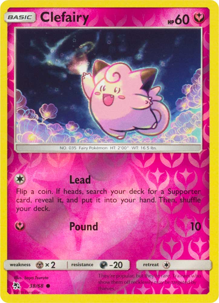 38 / 68 Clefairy comune foil reverse (EN) -NEAR MINT-