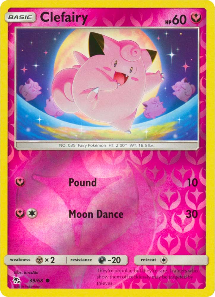 39 / 68 Clefairy comune foil reverse (EN) -NEAR MINT-