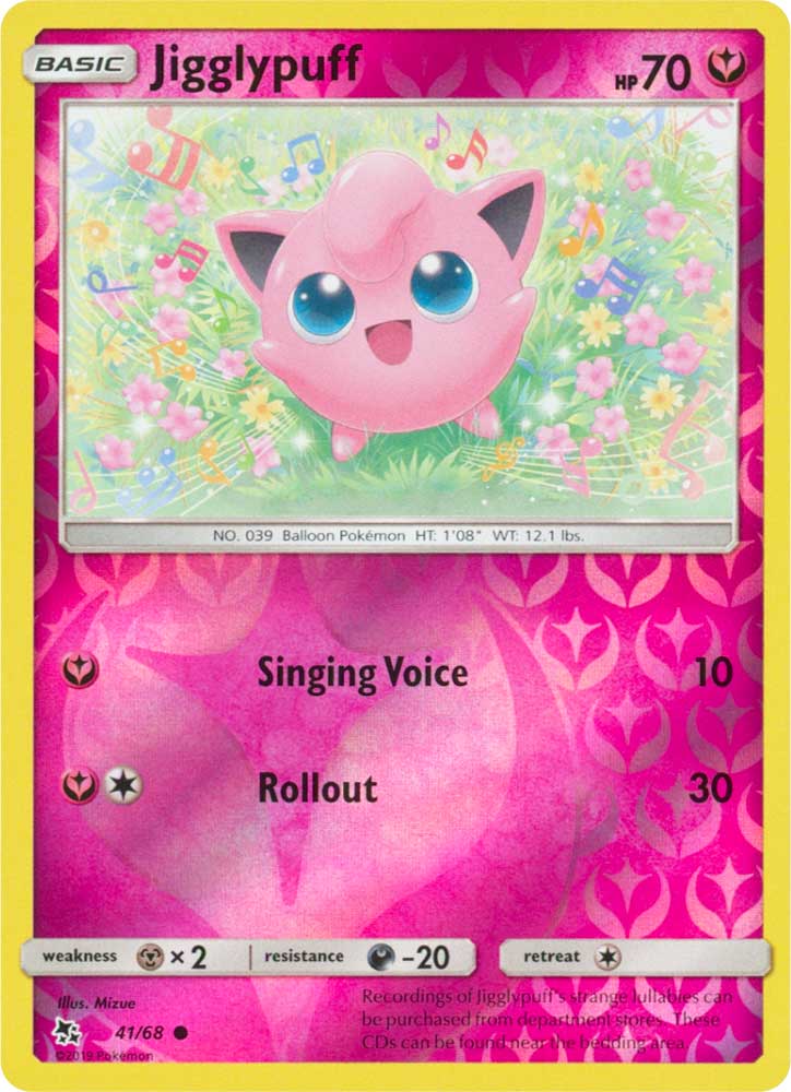 41 / 68 Jigglypuff comune foil reverse (EN) -NEAR MINT-