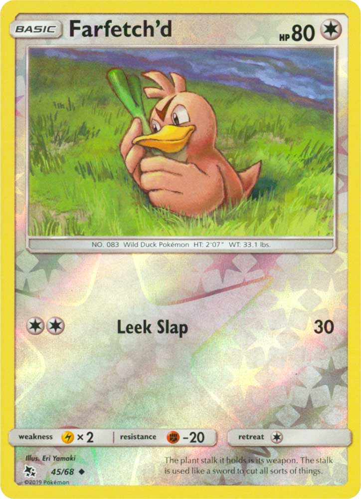 45 / 68 Farfetch'd non comune foil reverse (EN) -NEAR MINT-