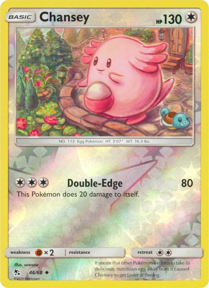 46 / 68 Chansey non comune foil reverse (EN) -NEAR MINT-