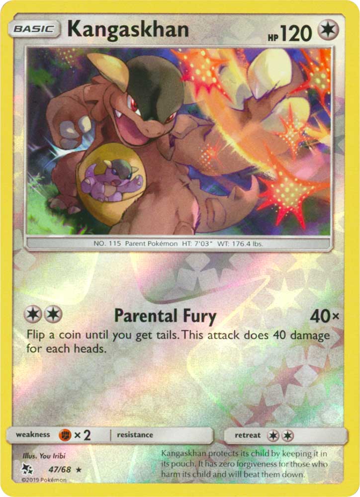 47 / 68 Kangaskhan rara foil reverse (EN) -NEAR MINT-