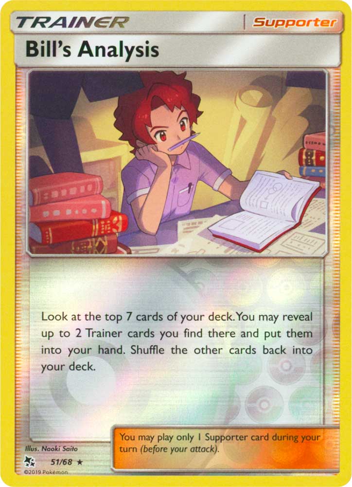 51 / 68 Bill's Analysis rara foil reverse (EN) -NEAR MINT-