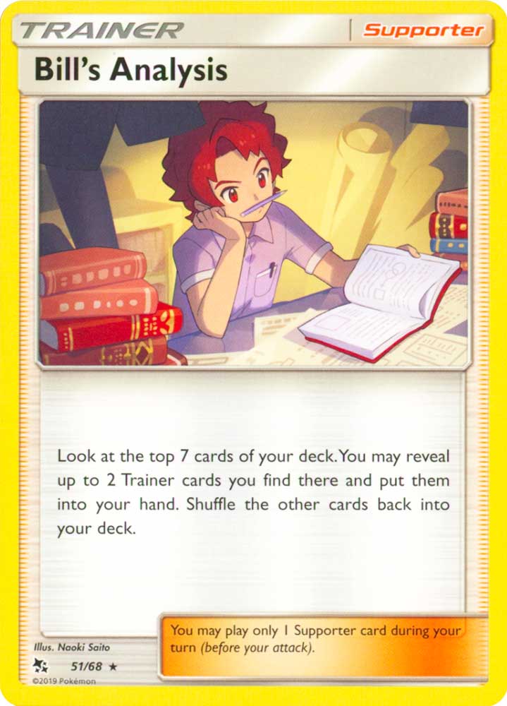 51 / 68 Bill's Analysis rara normale (EN) -NEAR MINT-