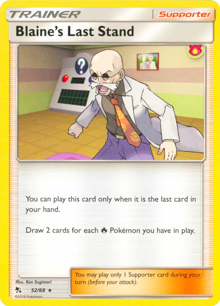 52 / 68 Blaine's Last Stand rara normale (EN) -NEAR MINT-