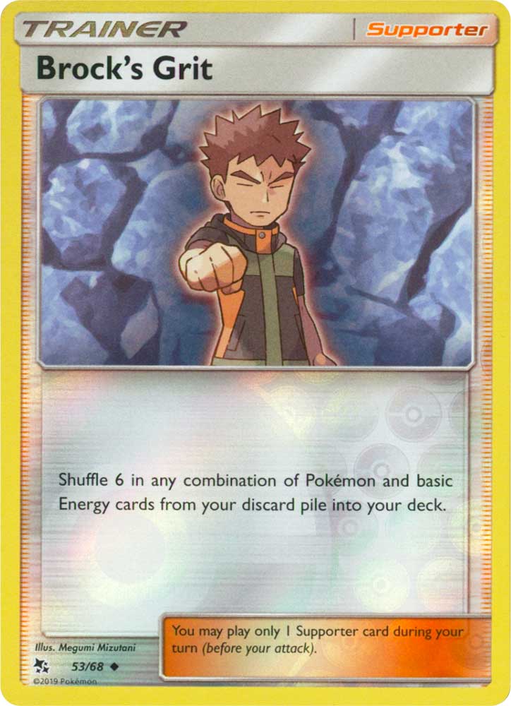 53 / 68 Brock's Grit non comune foil reverse (EN) -NEAR MINT-